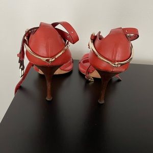 Gucci Calfskin Red heels